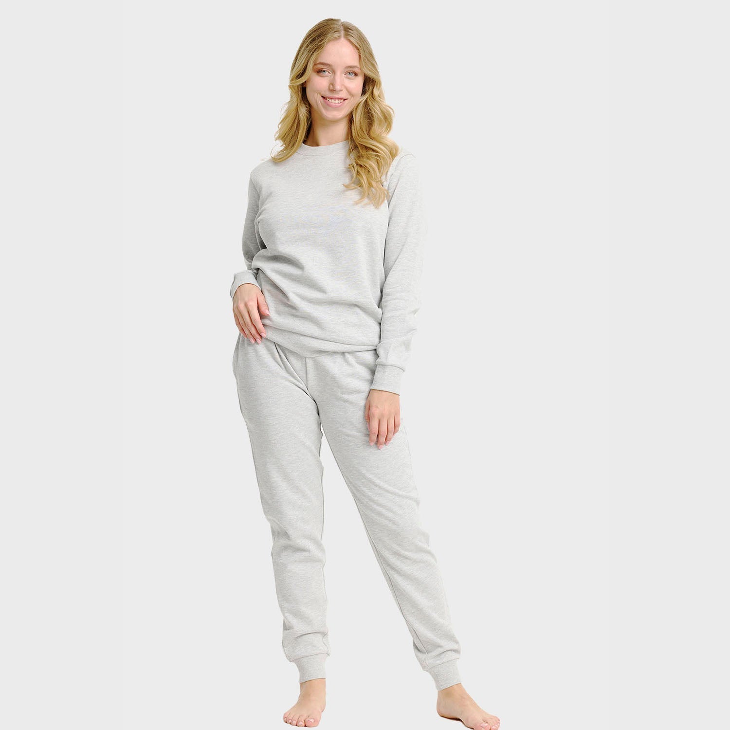 Grått sweatset – Dame